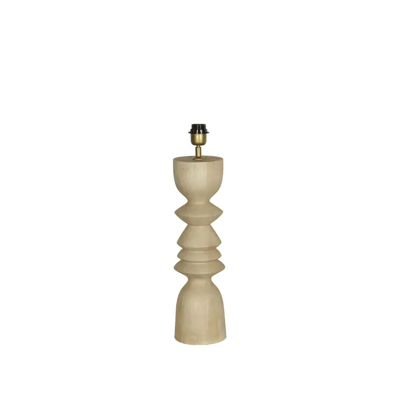 Tischlampenfuß – Mangoholz, natürliche Optik, 50 cm hoch - Elaine | PTMD