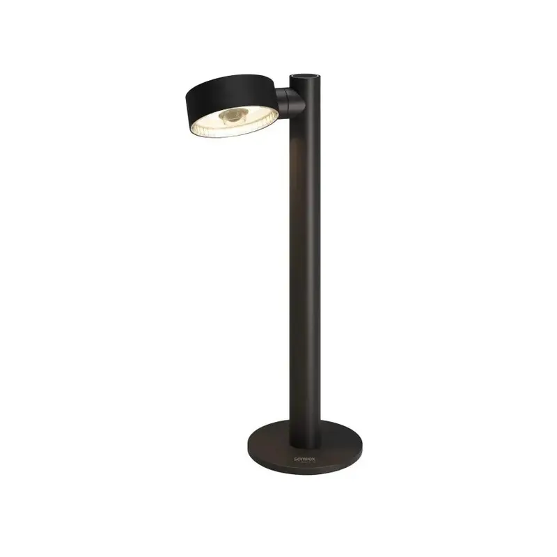 Tischleuchte 360° drehbarer Kopf, Touch-Dimmer, 2 Lichtmodi, IP54, Bis zu 96h Akkulaufzeit – Ronda | Sompex
