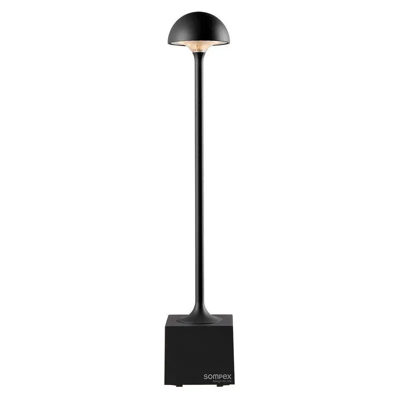 Tischleuchte aus Aluminium mit Touchdimmer magnetischem Ladekabel & schlankem Design - Flora | Sompex