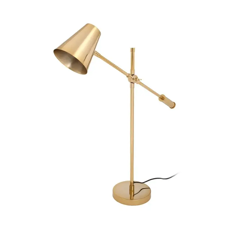 Tischleuchte – Industrieller Stil, Goldene Akzente, Edle Materialien - Celeste 525 | Kayoom