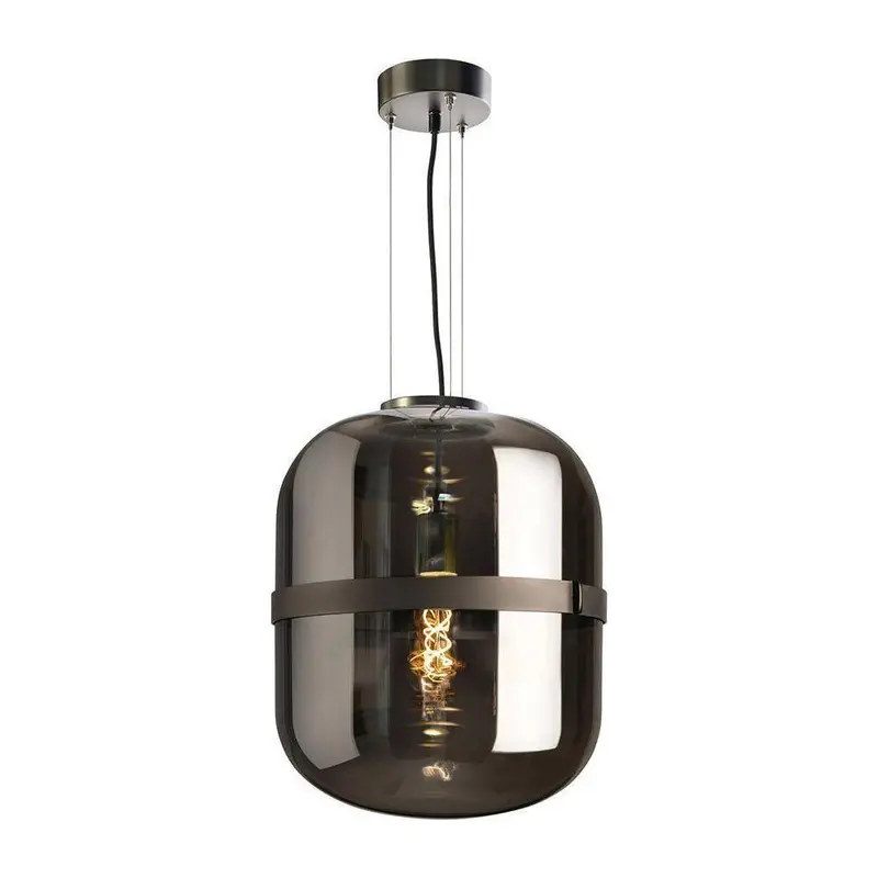 Tischleuchte kugelförmiges Glasdesign stabiler Metallfuß integrierte LED-Technik – BALONI | Sompex