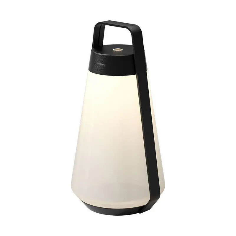 Tischleuchte mit Aluminium-Glas-Korpus integrierter LED-Technik & modernem Zylinderdesign – AIR | Sompex