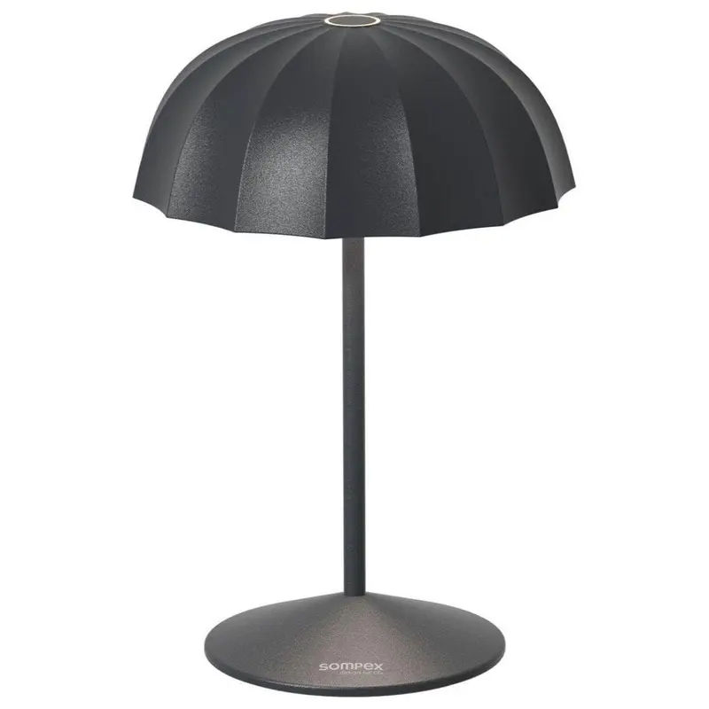 Tischleuchte mit Aluminiumgehäuse elegantem Formfaktor & integrierter LED-Technik – OMBRELLINO | Sompex