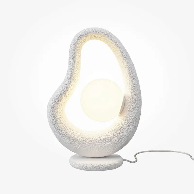 Tischleuchte – Weißes Metall, Glasschirm, 1× G9, 38 cm Höhe - Opus | Maytoni