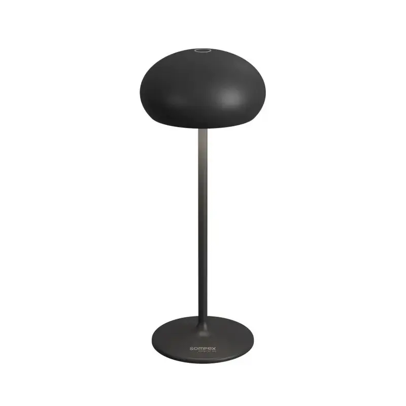 Tischleuchte Wiederaufladbar, 2200–3000K Einstellbares Licht, Touch-Dimmbar mit Memory-Funktion, IP65, 8h Akkulaufzeit – Pebble | Sompex
