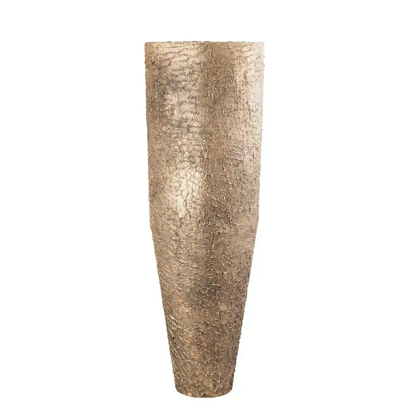 Topf – Antikes Design, Runde Form, Eisen Material, Gold, Hoch, L – Simona | PTMD