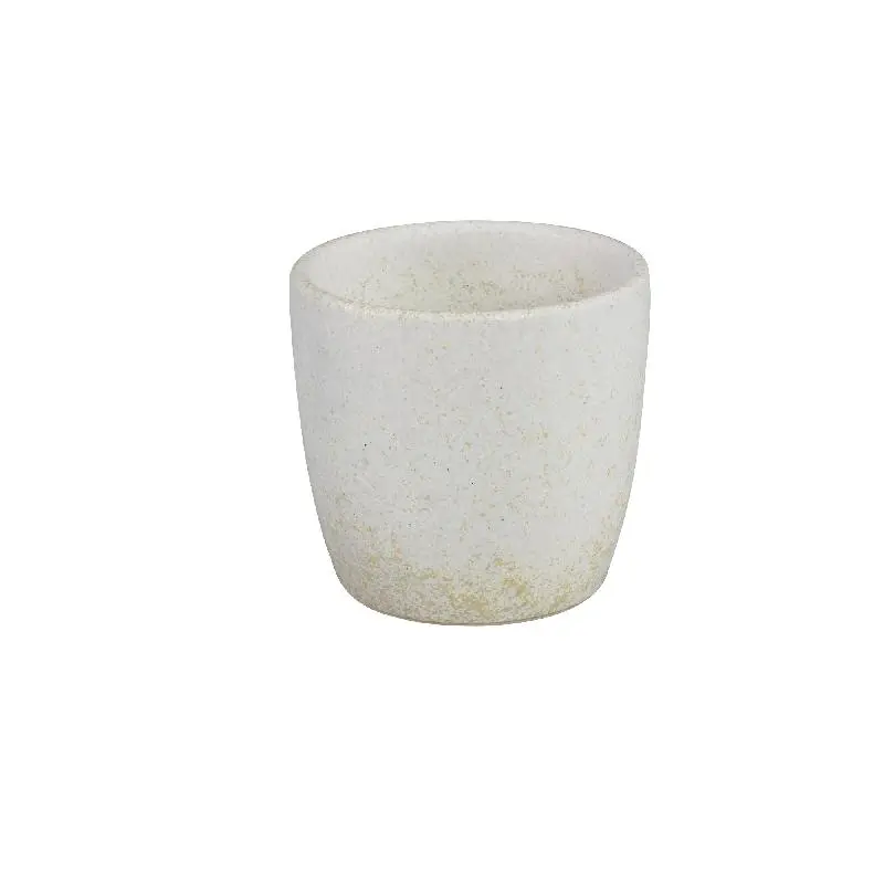 Topf – Glasur Finish, Keramik Material, Modernes Design, Weiß, S - Braxton | PTMD