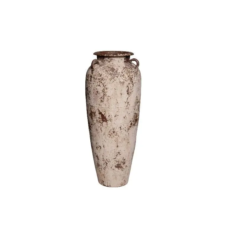 Topf – Keramik Oberfläche, Antikes Design, Creme, M – Robena | PTMD
