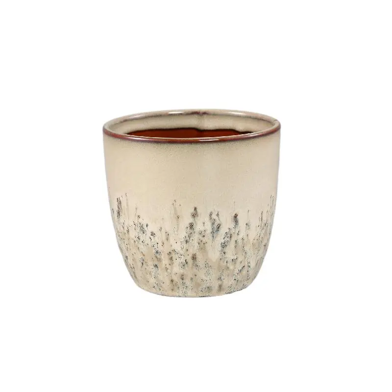 Topf - Keramik, Runde Form, Bauchige Form, Creme, M - Harper | PTMD