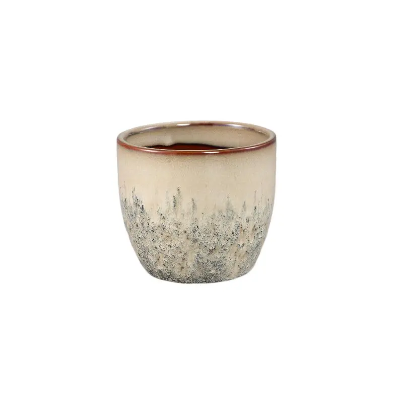 Topf - Keramik, Runde Form, Bauchige Form, Creme, S - Harper | PTMD