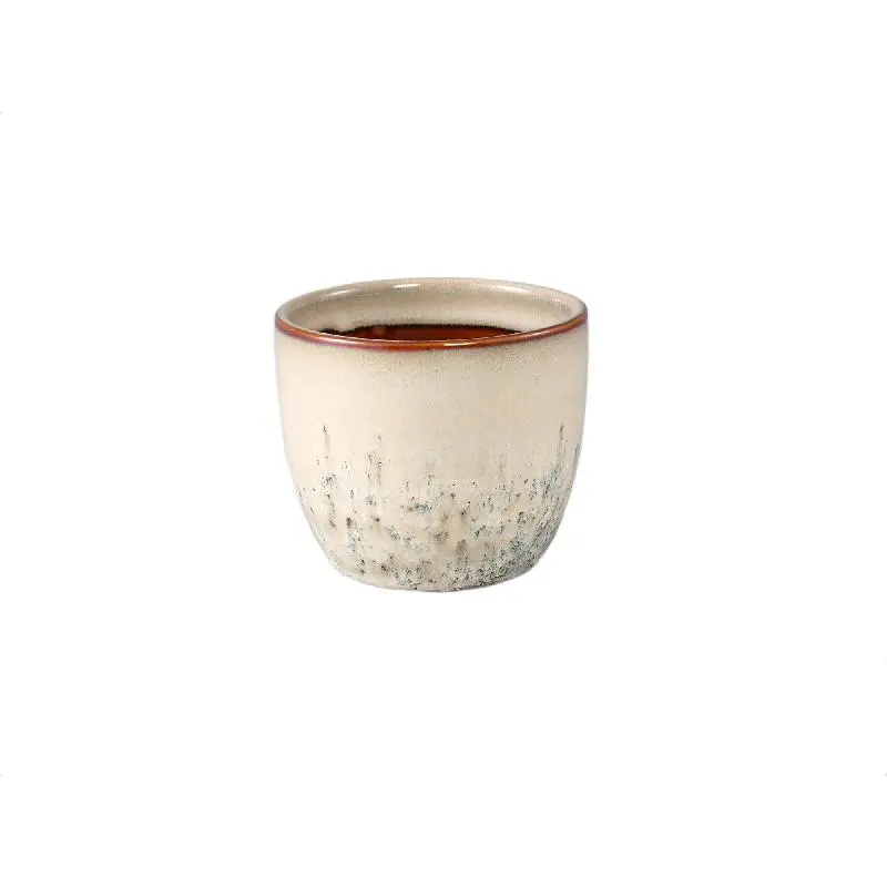 Topf - Keramik, Runde Form, Bauchige Form, Creme, XS - Harper | PTMD
