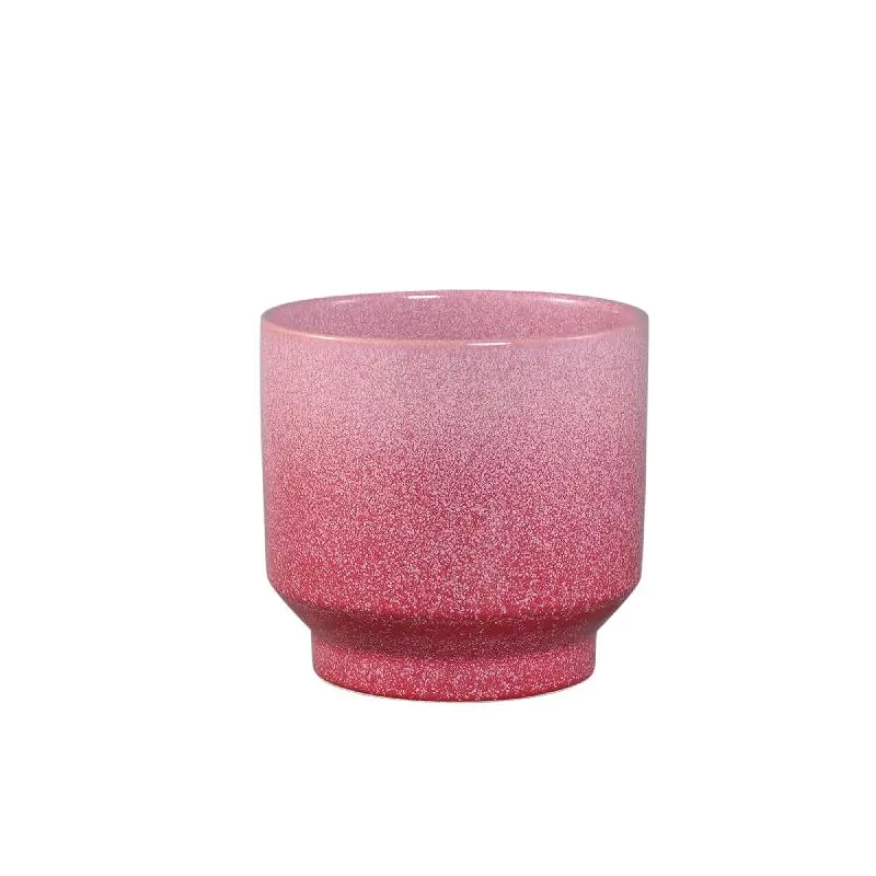 Topf – Ombre Design, Keramik Material, Rosa Farbe, S – Kyer | PTMD
