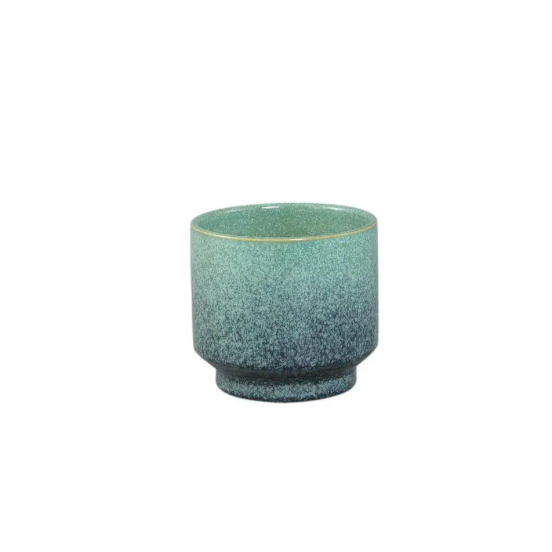 Topf – Ombre Design, Keramik Material, Türkis Farbe, XXS – Kyer | PTMD