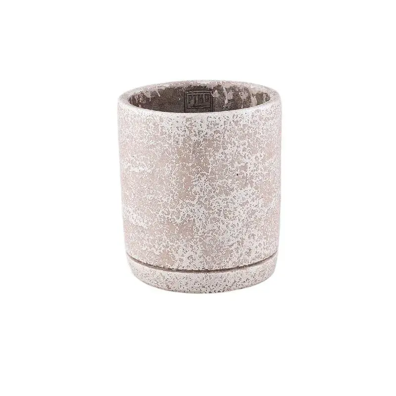 Topf – Zement-Material, Terrazzo-Muster - Asten | PTMD
