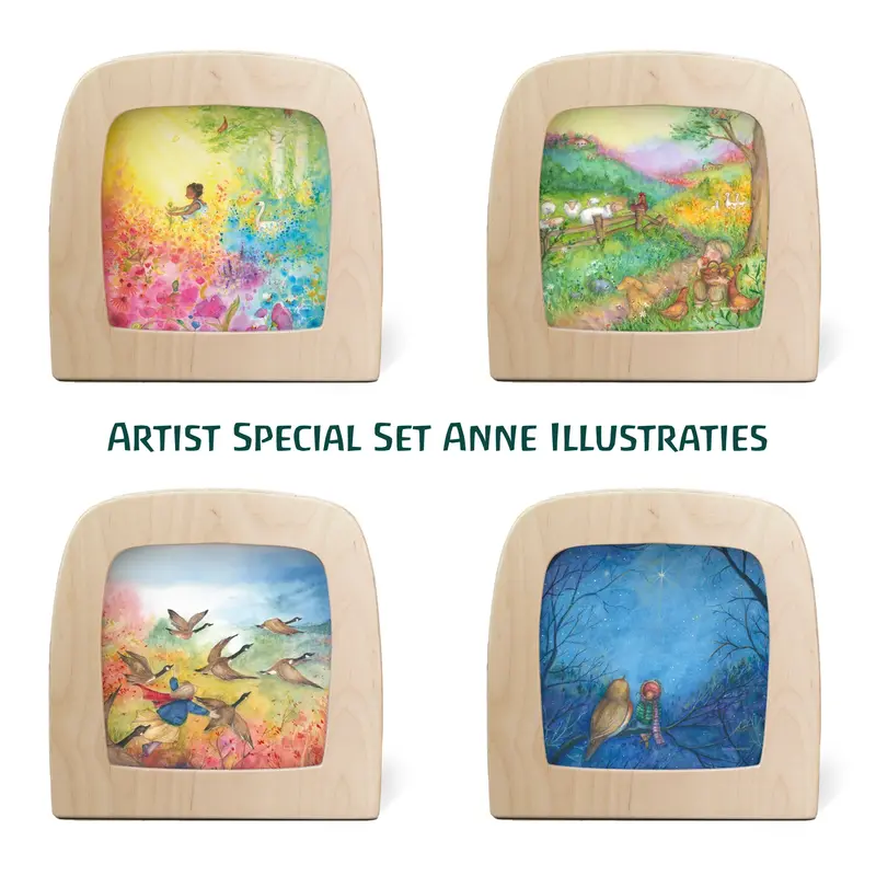 Toverlux Artist-Set 'Anne Illustraties' - 4 Karten