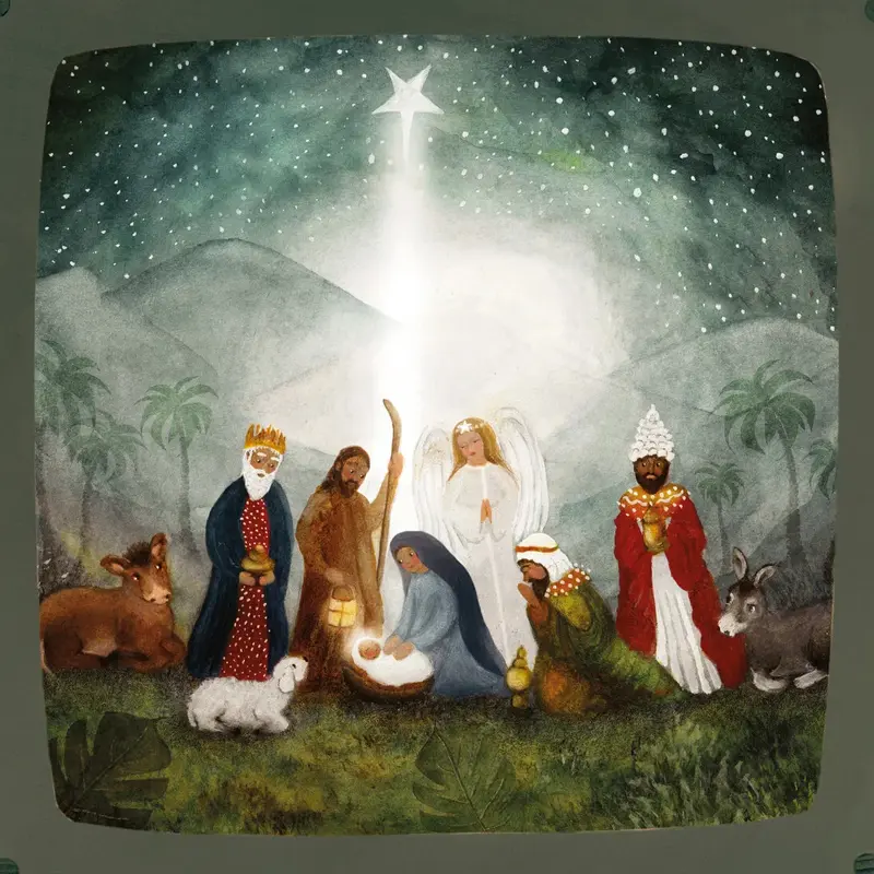 Toverlux Karte 'Holy Night' - Bijde Hansje