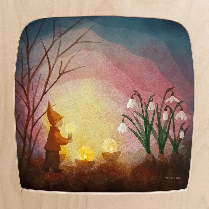 Toverlux Karte 'Kindling Spring' - Vogel Geluk