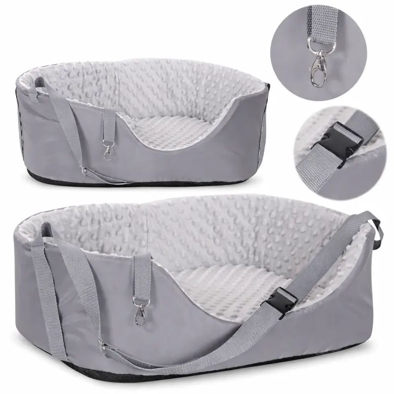 Transporter samochodowy 50 x 40 cm minky grau