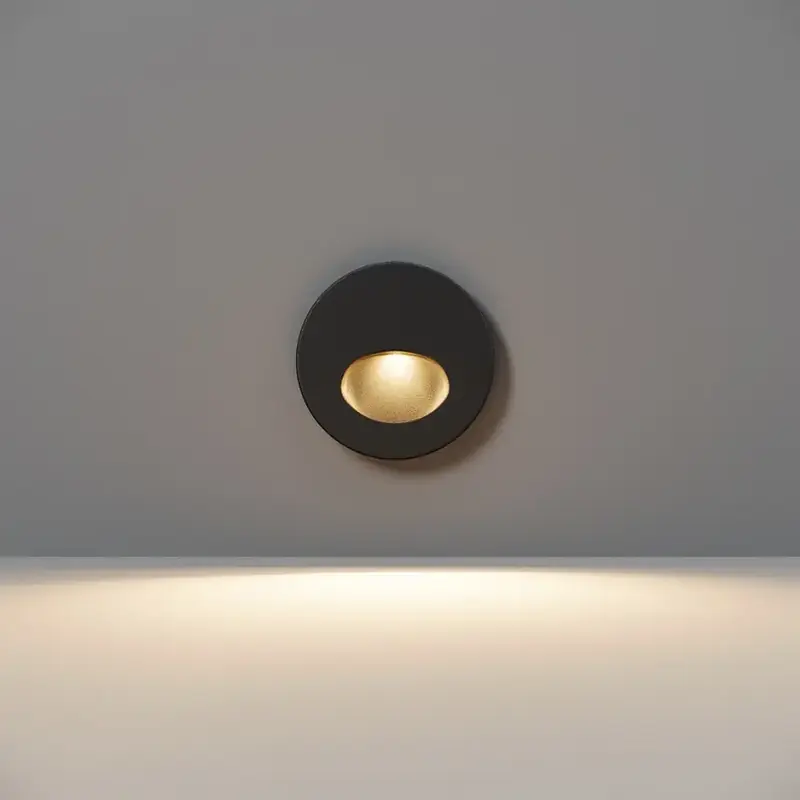 Treppenleuchte – Schwarzes Aluminium, 3000 K Licht, IP54 Schutz - Bil | Maytoni