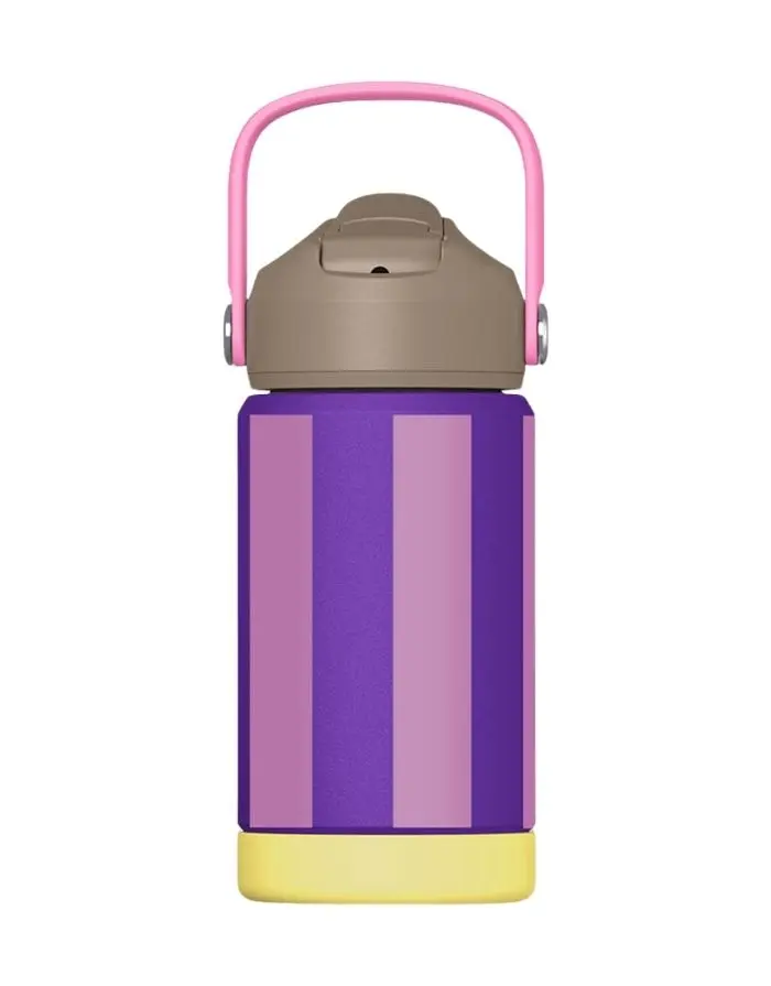 Trinkflasche 350ml I Stripes Lila/Flieder