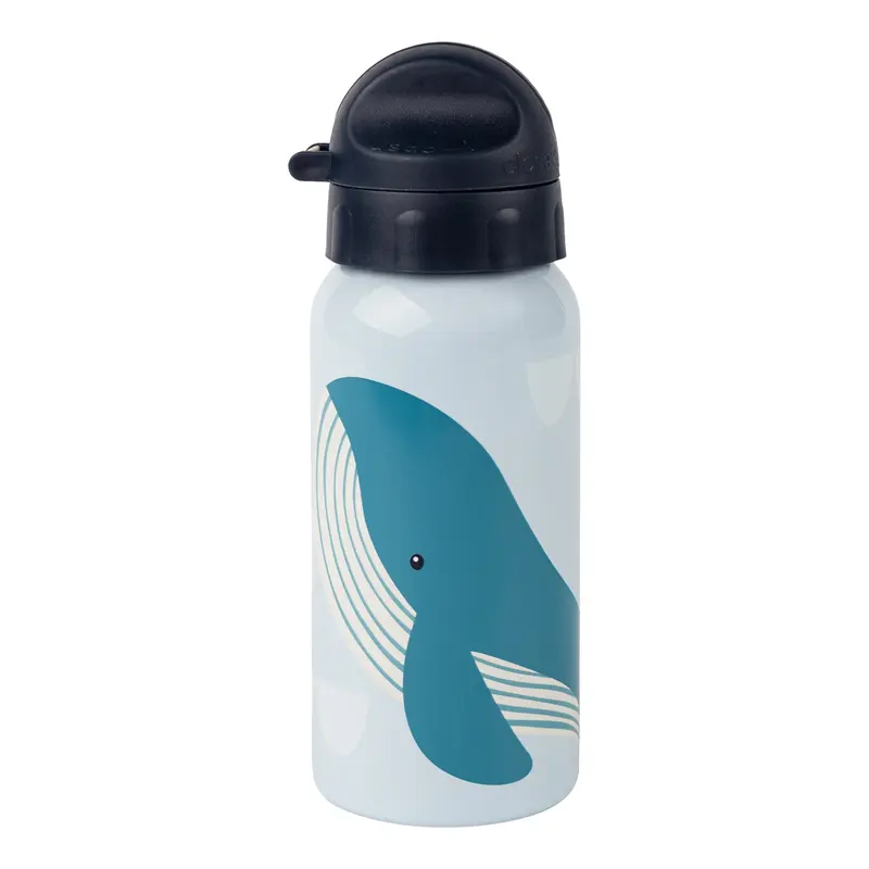 Trinkflasche Wal