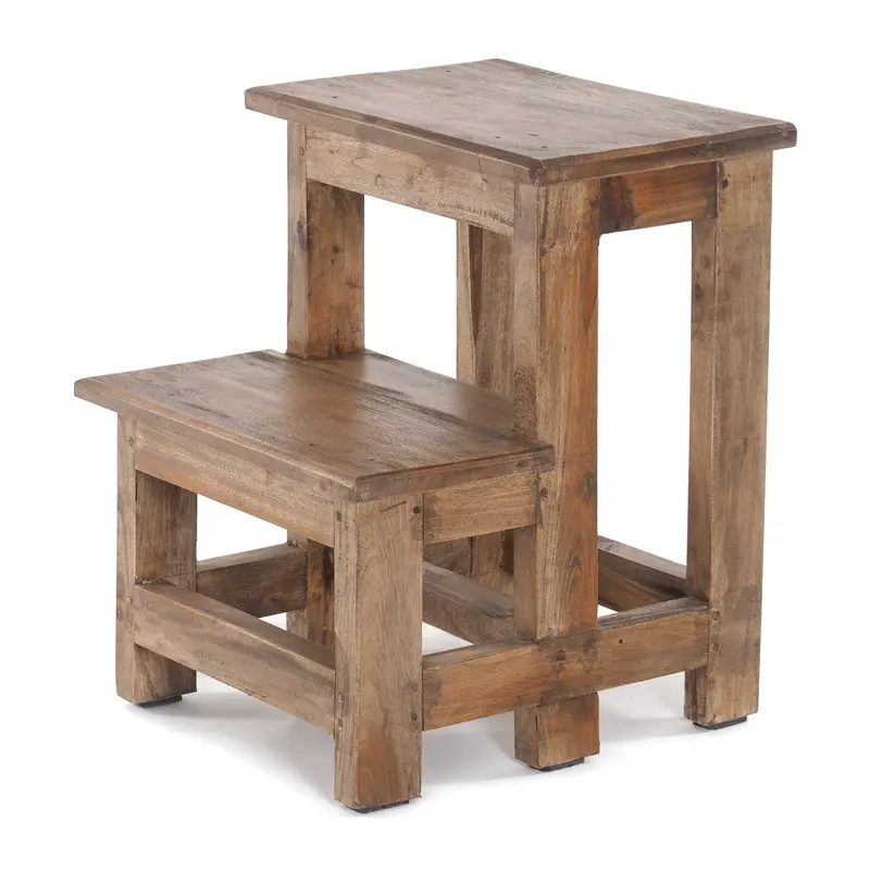 TRITTLEITER "STEP" | 46x37 cm (HxB), Altholz | Tritthocker | Farbe