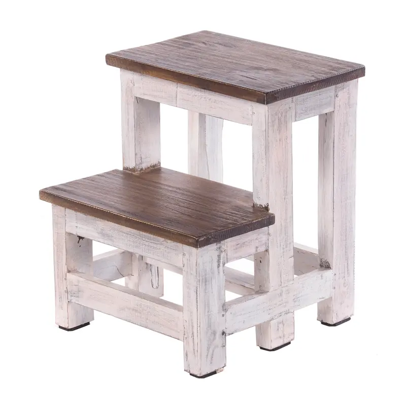 TRITTLEITER "STEP" | 46x37 cm (HxB), Altholz | Tritthocker | Farbe