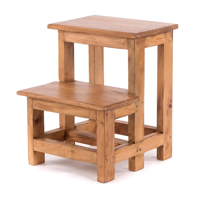 TRITTLEITER "STEP" | 46x37 cm (HxB), Altholz | Tritthocker | Farbe
