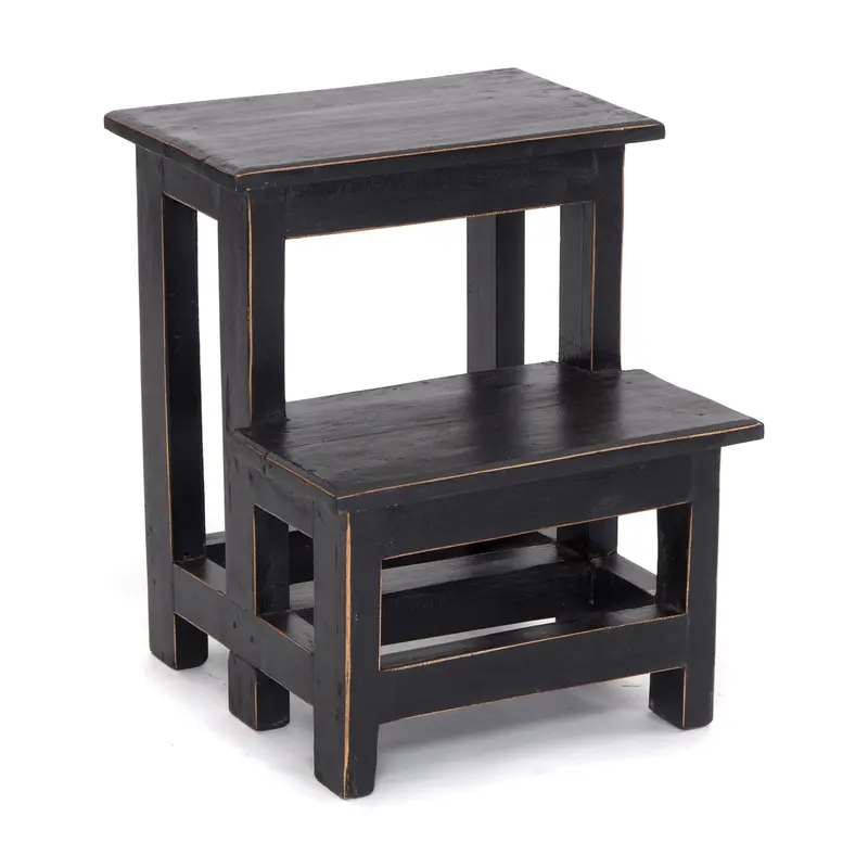TRITTLEITER "STEP" | 46x37 cm (HxB), Altholz | Tritthocker | Farbe
