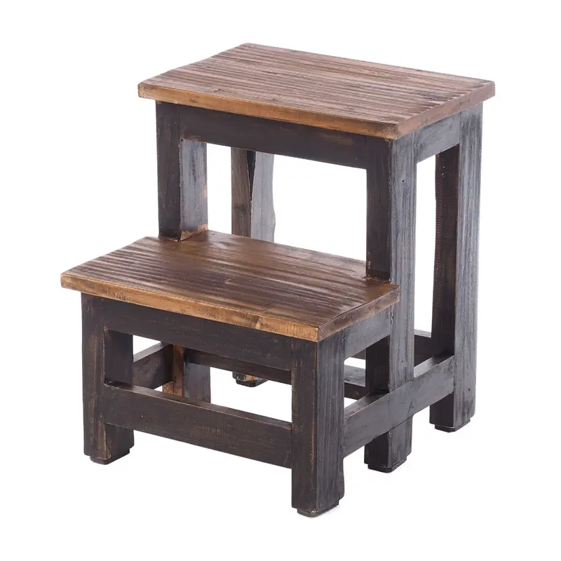 TRITTLEITER "STEP" | 46x37 cm (HxB), Altholz | Tritthocker | Farbe