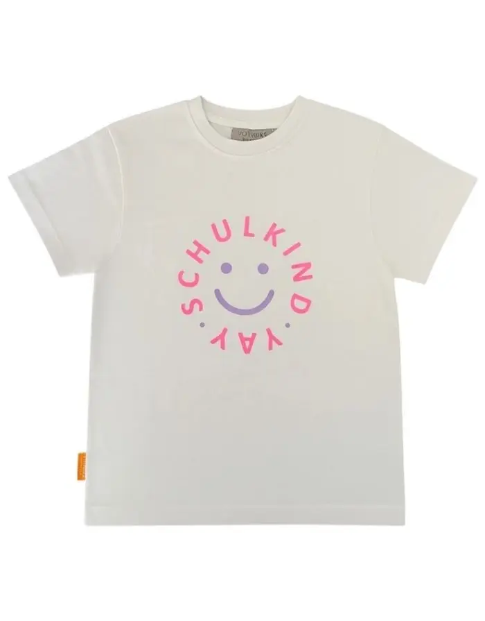 Tshirt Schulkind Smiley I Flieder