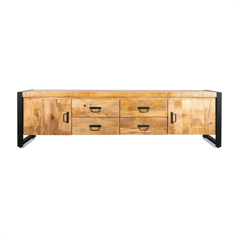 TV-Lowboard Britt 200cm - Hellbraun