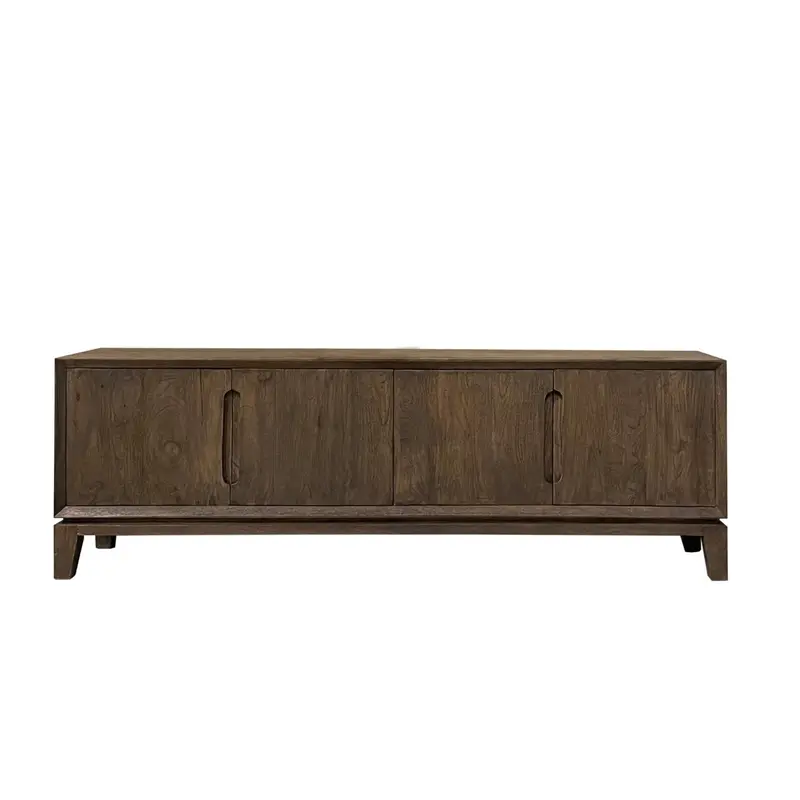 TV-Lowboard Cortez aus Mangoholz 170cm - Dunkelbraun