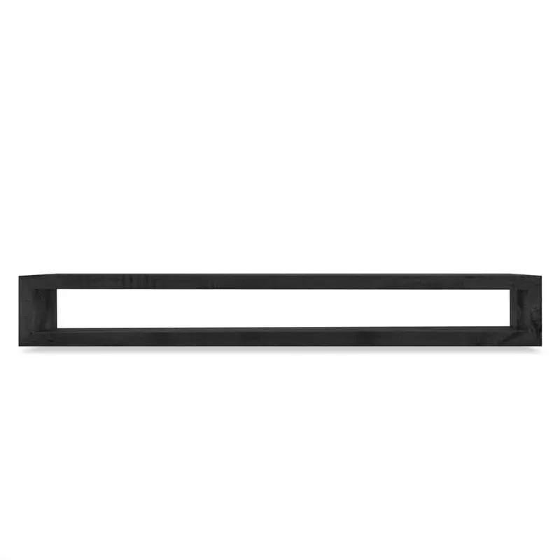 TV-Lowboard Max aus Mangoholz Hängend 220cm - Schwarz