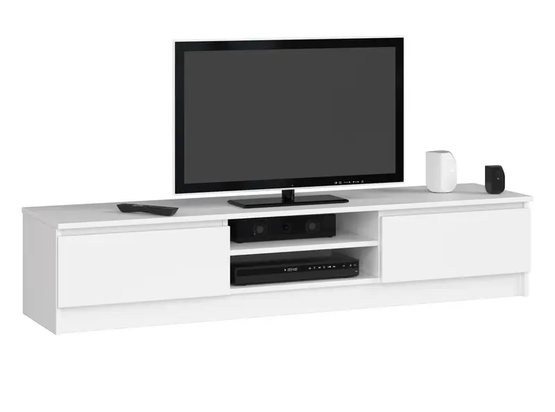 TV-Lowboard – Modernes Lowboard mit 2 Türen und 2 Fächern