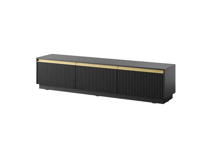 TV-Lowboard – ROYAL – RTV-180 mit gerillter Front, hängend & Soft-Close