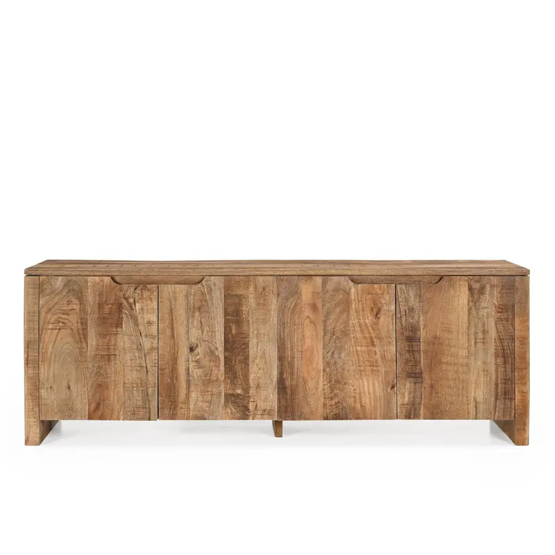 TV-Lowboard Sophie aus Mangoholz 160cm - Hellbraun