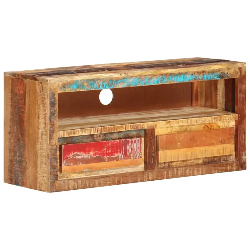 TV-Schrank 88x30x40 cm Altholz Massiv