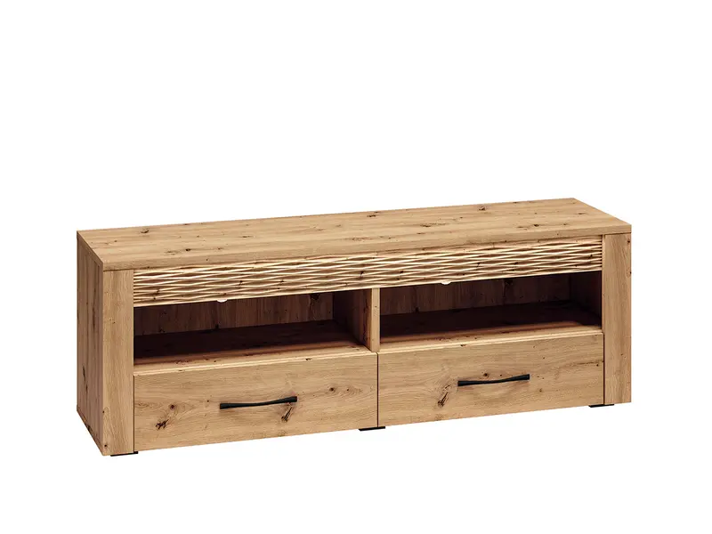 TV-Schrank – ARTIS 11 – Modernes Lowboard mit strukturierter MDF-Front