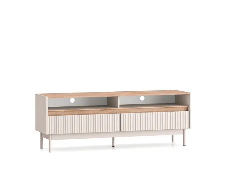 TV-Schrank – DUNEA 07 – Modernes Lowboard mit Schubladen und Holzoptik