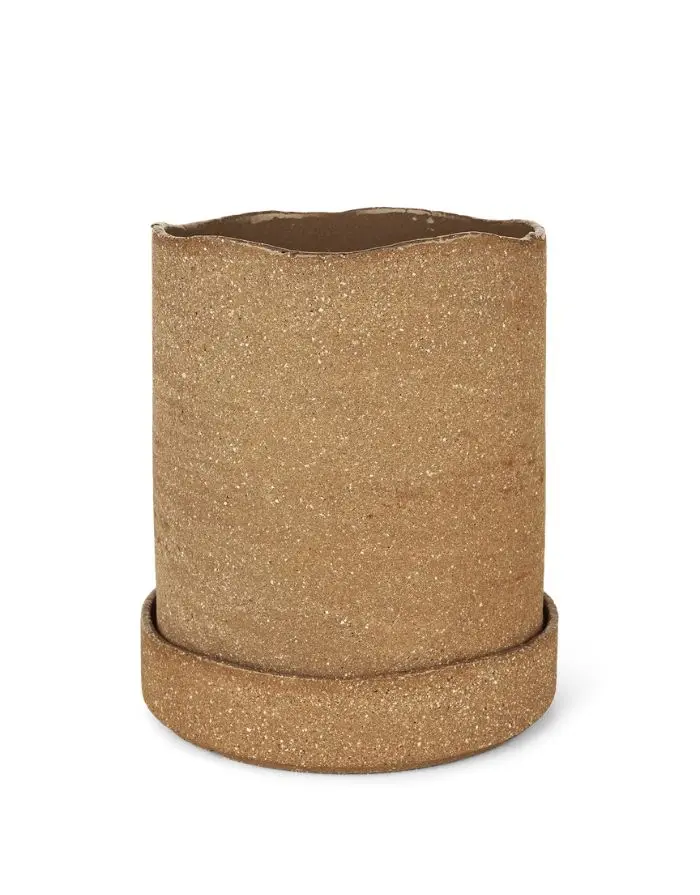 Übertopf Uneru ø16cm I Braun