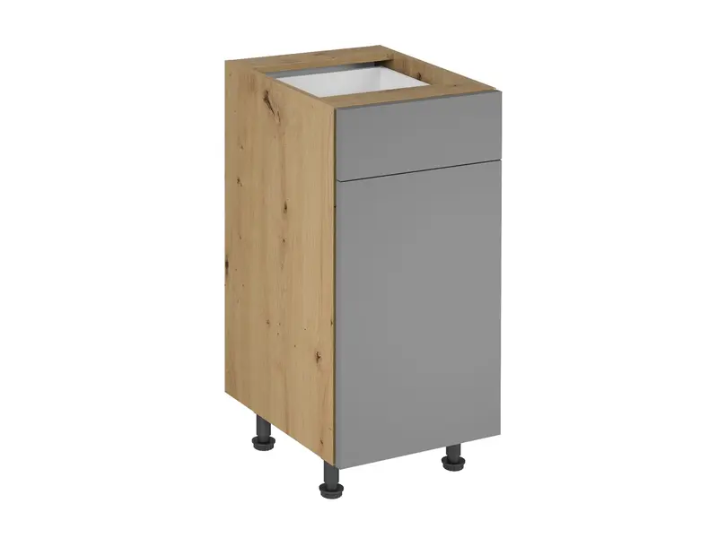 Unterschrank D40S1 P/L – Velora – Bodenschrank mit Schublade und Tür
