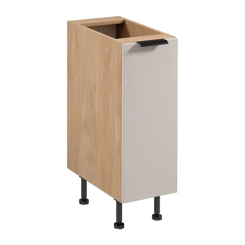 Unterschrank – Livaro – D30 P/L Beige / Sonoma Eiche