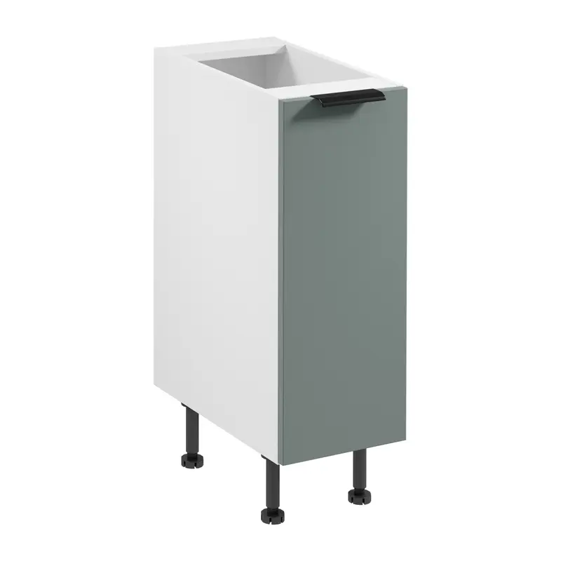 Unterschrank – Livaro – D30 P/L Grün Matt / Weiß
