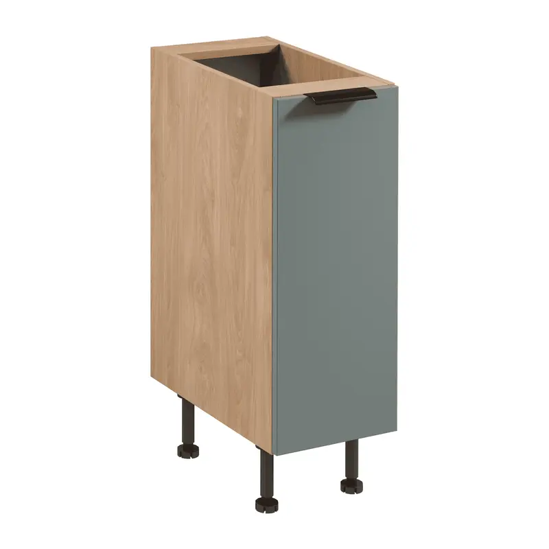 Unterschrank – Livaro – D30 P/L Grün / Sonoma Eiche
