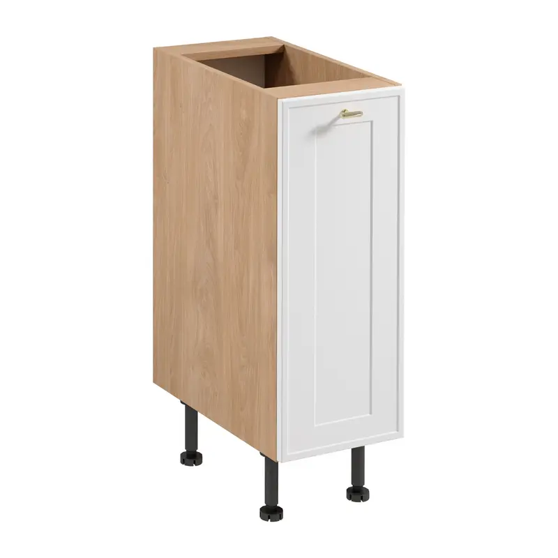 Unterschrank – Livaro – D30 P/L Weiß / Sonoma Eiche