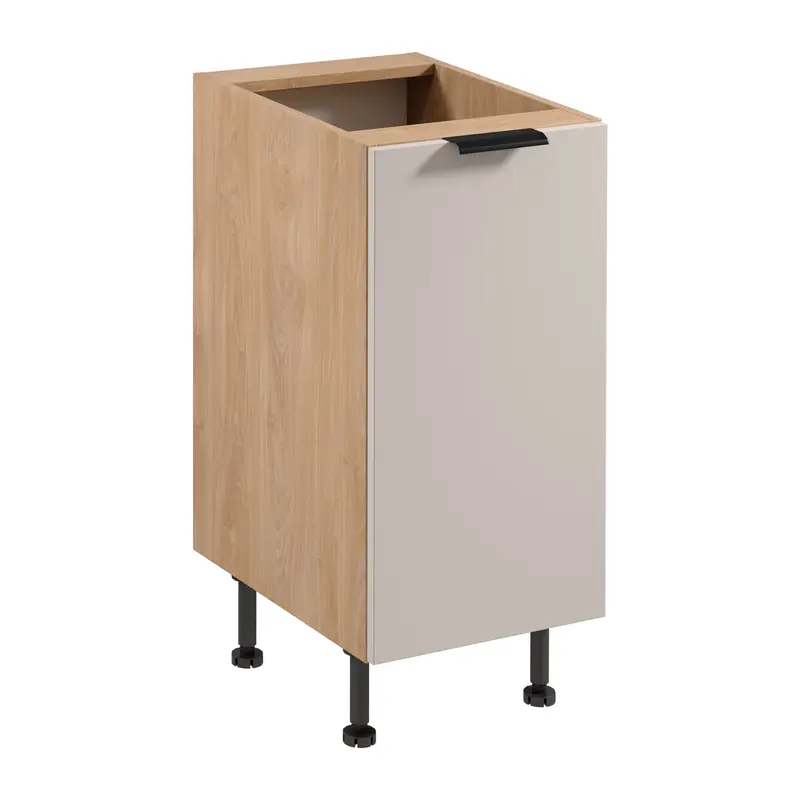 Unterschrank – Livaro – D40 P/L Beige / Sonoma Eiche