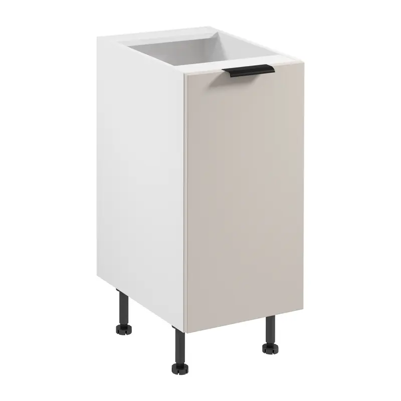 Unterschrank – Livaro – D40 P/L Beige / Weiß