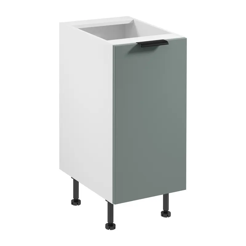 Unterschrank – Livaro – D40 P/L Grün Matt / Weiß