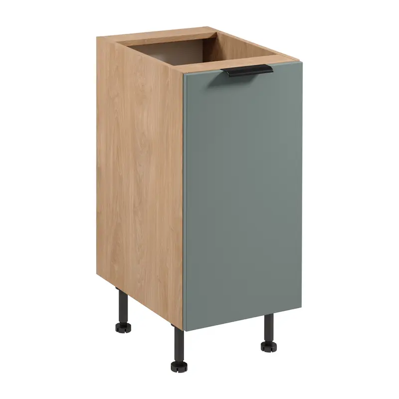 Unterschrank – Livaro – D40 P/L Grün / Sonoma Eiche